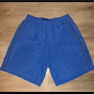 Lululemon Pace Breaker Blue Shorts Size Large